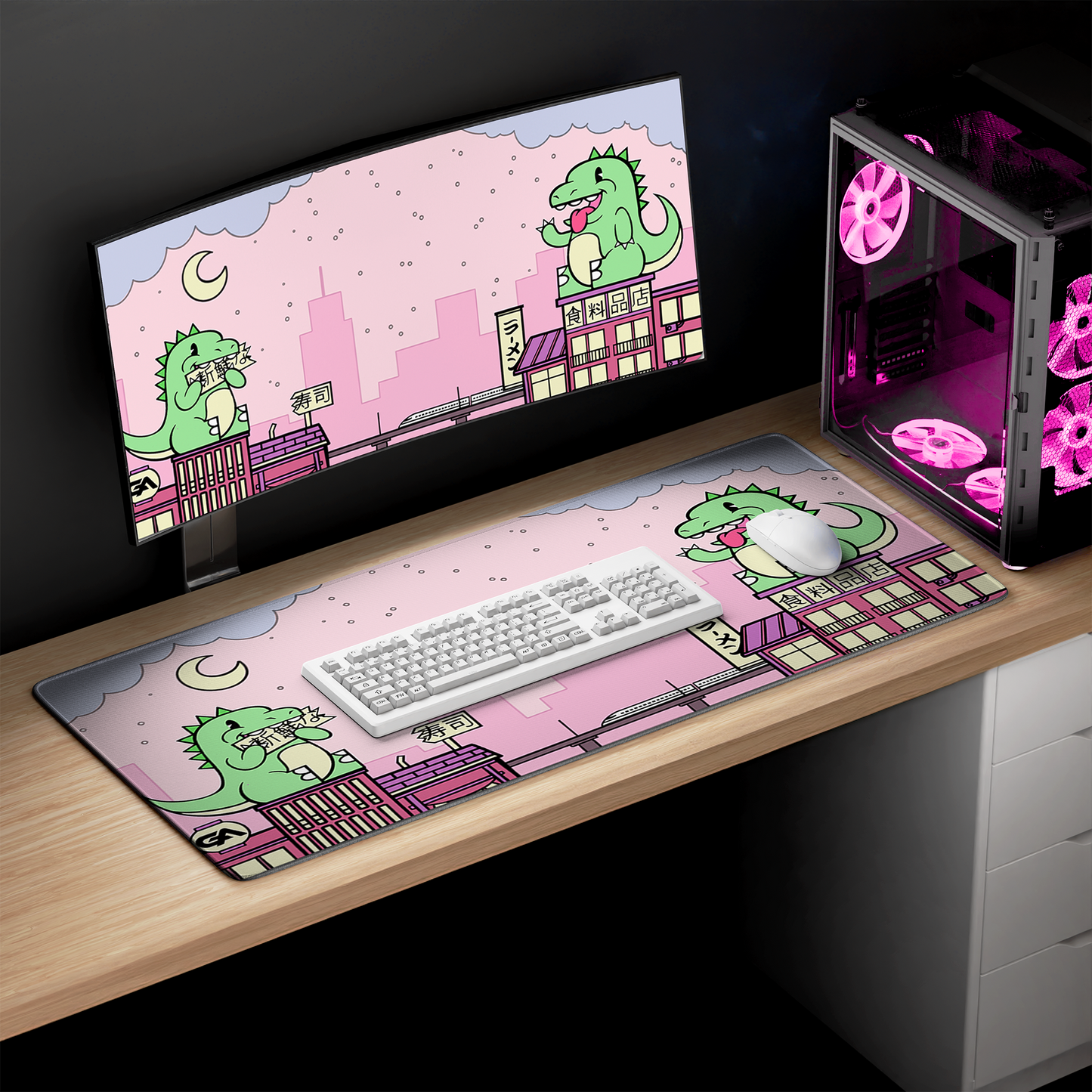 Dino City Mousepad