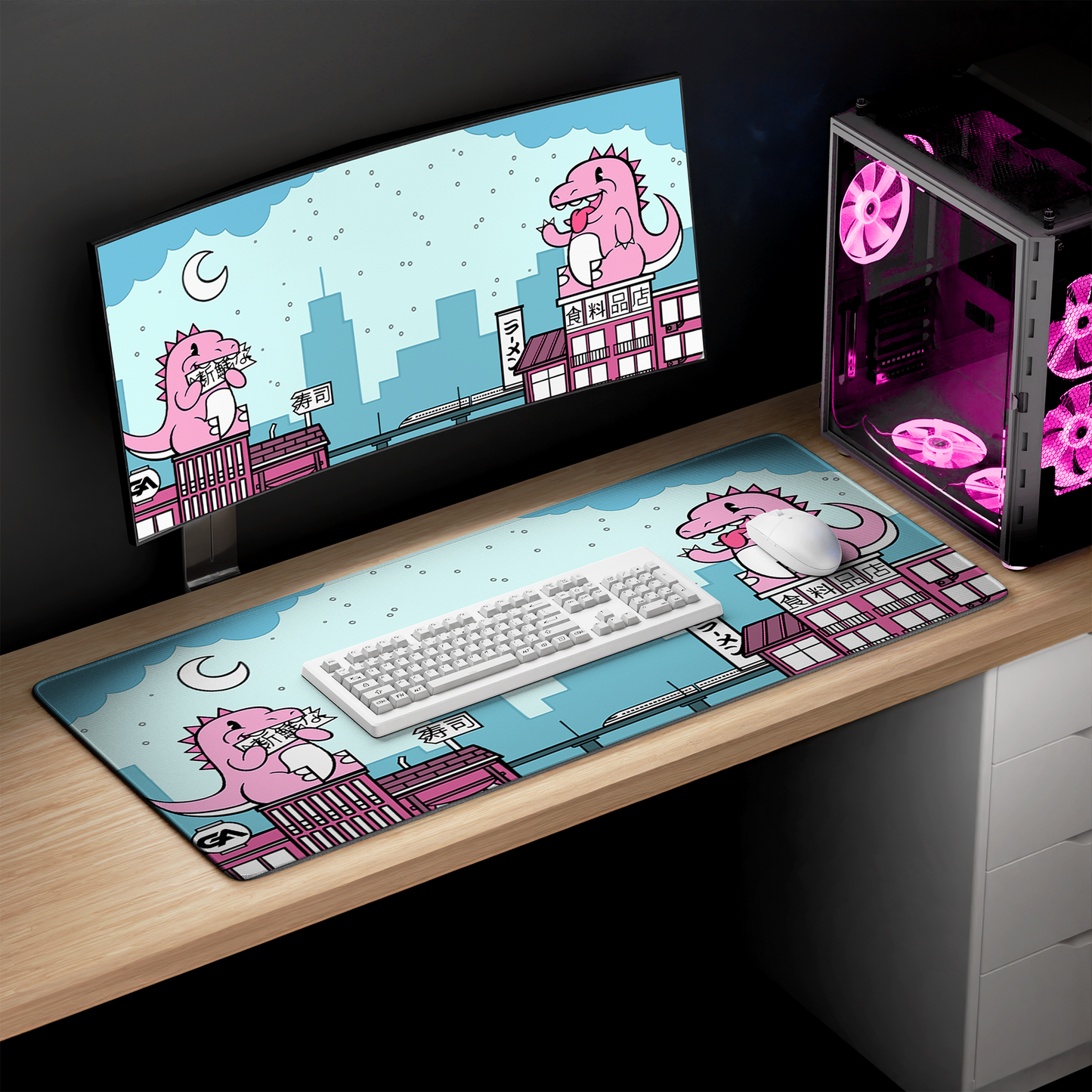 Dino City Mousepad