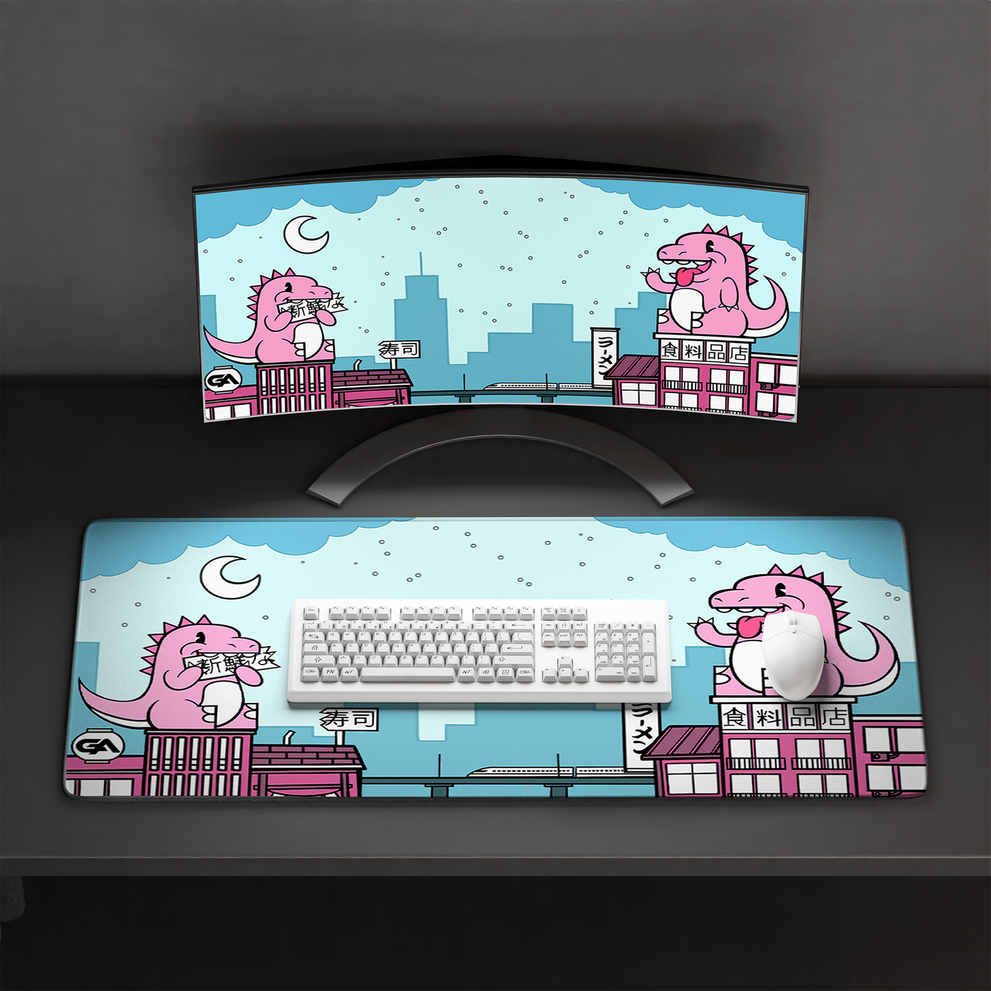 Dino City Mousepad