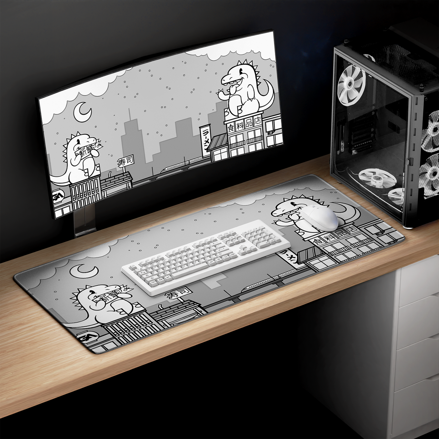 Dino City Mousepad